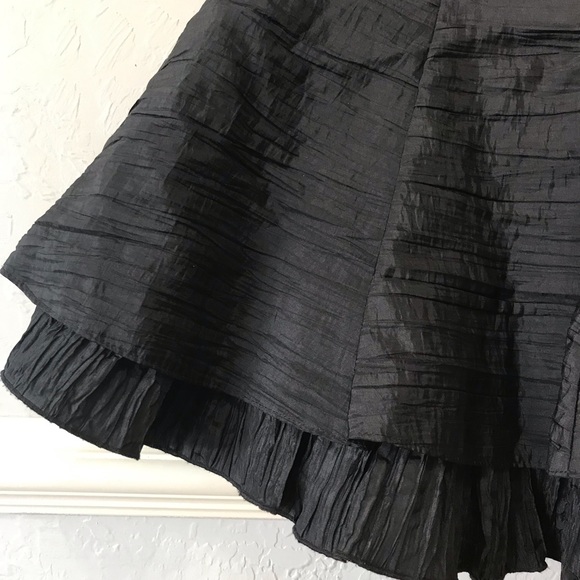 Jessica McClintock Vintage Black Strapless Mini Dress - Picture 5 of 14